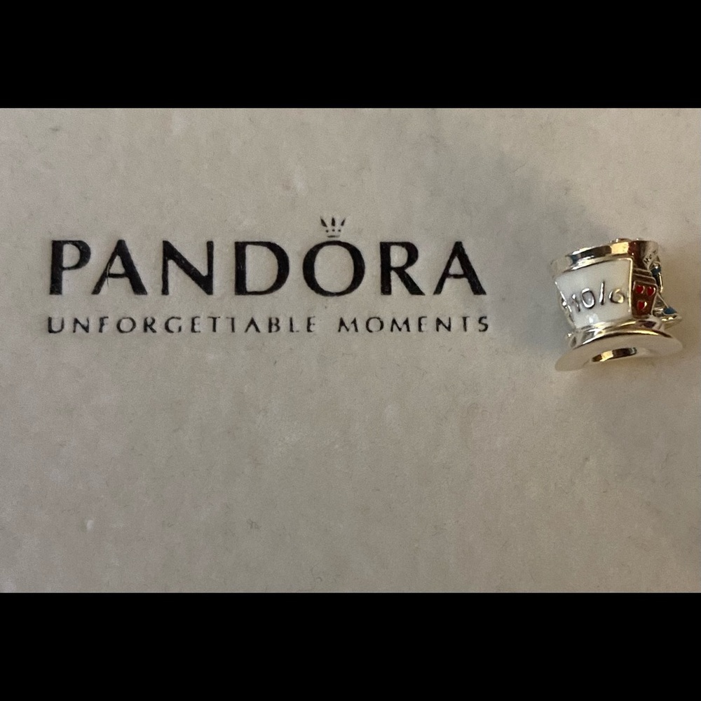 Pandora Disney’s “Alice in Wonderland” spinning tea cup charm for bracelets